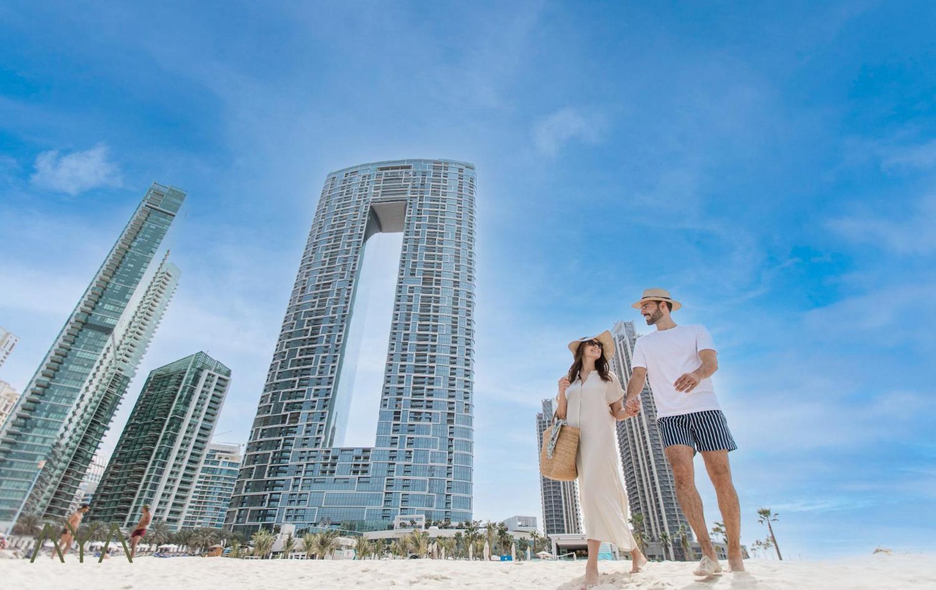 Jumeirah Gate Tower 1 - Stylish Apartment With Pool & City Views Дубай Екстер'єр фото
